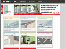 Tablet Screenshot of havos.cz